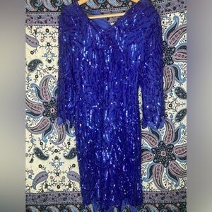 Invisible VTG NWT sequin flapper dress